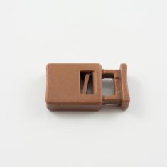 Cord Stop Brown 3.3x1.8cm
