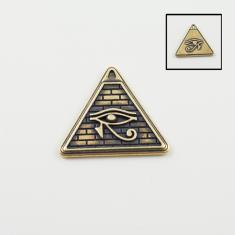 Motif Pyramid Eye of Ra Bronze
