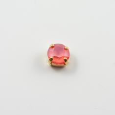 Bezel Gold Crystal Coral