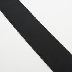 Λάστιχο Ρούχων Πλακέ Μαύρο 6cm