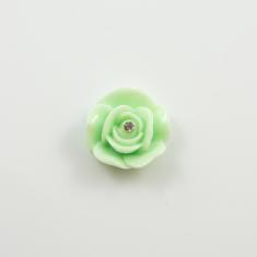 Acrylic Rose Seafoam Strass