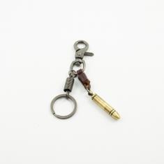 Key Ring Bullet Bronze