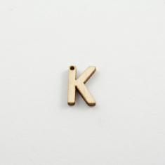 Wooden Initial "Κ"