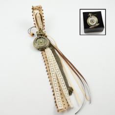 Vintage Watch Charm Flower