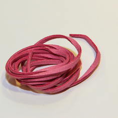 Leather "Suede" Bright-Pink (1m)