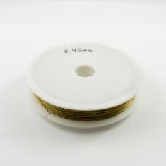 Wire Line Bronze 0.45mm