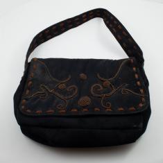 Suede Black Bag Brown