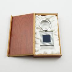 Μεταλλικό Μπρελόκ Τετράγωνο Μπλε