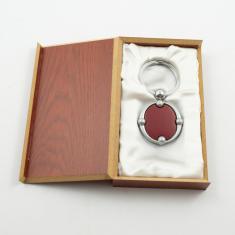 Μεταλλικό Μπρελόκ Στρογγυλό Κόκκινο