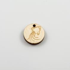 Ξύλινο Μοτίφ "Υδροχόος"