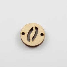 Wooden Motif "0" Perforated 2 Connectors