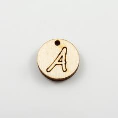 Wooden Initial Motif "A"