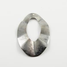 Ατσάλινο Ακανόνιστο Μοτίφ Gunmetal Πλισέ