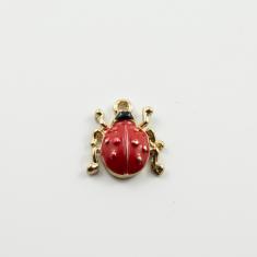Metallic Ladybug Motif