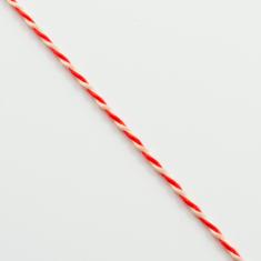 Cord March Red-White 1.5mm