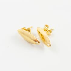 Earring Bases Nail Gold