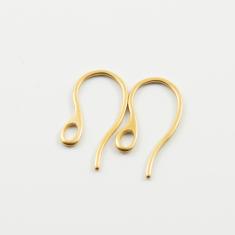 Hook Earring Bases Gold