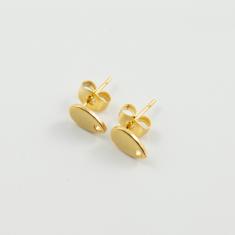 Earring Bases Gold Drop