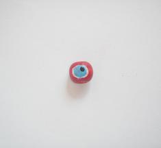 Ξύλινο Μάτι Κόκκινο (0.5x0.5cm)