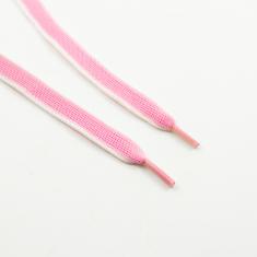 Shoelaces Pink - White