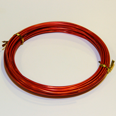 Wire "Aluminium" Orange (2mm)