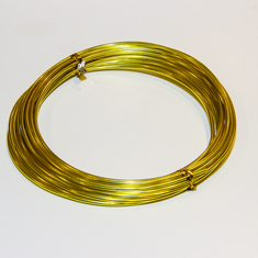Wire "Aluminium" Yellow (2mm)