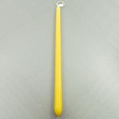 Candle Grey Yellow 40cm
