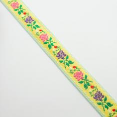 Knitted Ribbon 23mm Yellow