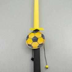 Λαμπάδα Μπάλα Κίτρινη (40cm)