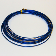 Wire "Aluminium" Blue (1.5mm)