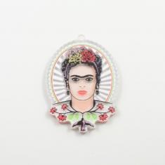 Μενταγιόν Frida Plexiglass 37x47mm