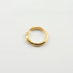 Ring with Rondelles Gold
