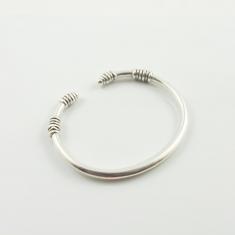 Bracelet with Rondelles Silver