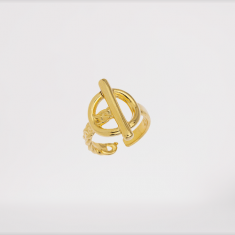 Δαχτυλίδι Μπάρα Χρυσό