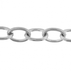 Steel Chain Silver 7x5mm