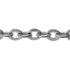 Steel Chain Silver 2.5x2mm