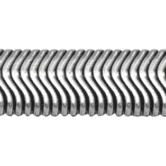 Steel Chain Silver Snake 6x2.4mm