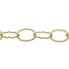 Steel Chain Gold 8.5x6mm