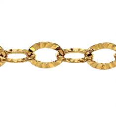 Steel Chain Gold 3.7x2.7mm