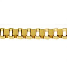 Steel Chain Box Gold 2mm