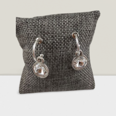 Σκουλαρίκια Κρίκοι Κρύσταλλο