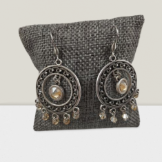 Σκουλαρίκια Κρύσταλλα Μελί