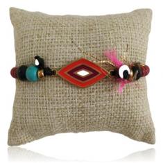 Orange Eye Bracelet