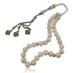 White Chaolite Rosary