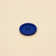 Ξύλινο Κουμπί Μπλε (3cm)