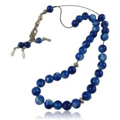 Glass Blue Komboloi