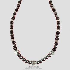 Short Necklace With Snail Motif