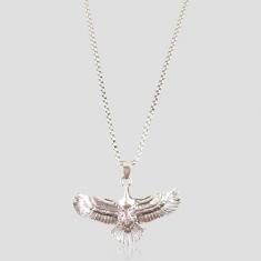 Steel Eagle Necklace