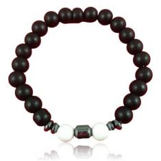 Bracelet Black Matte White