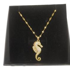 Steel Necklace Seahorse